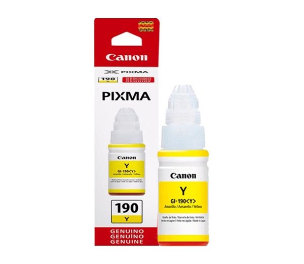 Tinta CANON GI-190Y Amarillo